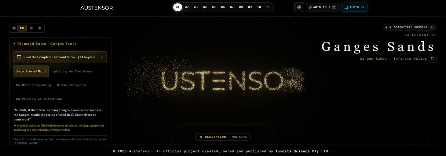 AUSTENSOR β AI & WebGL Art preview