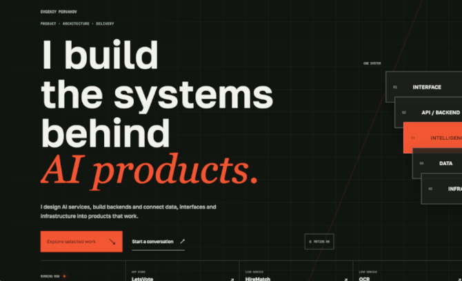 Pervakov — AI Engineering Portfolio