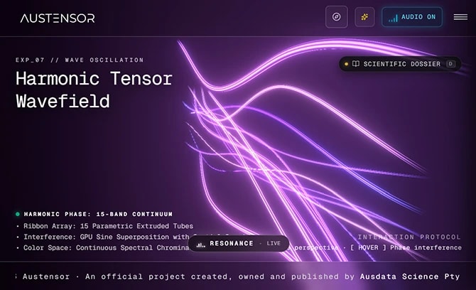 AUSTENSOR — AI & WebGL Art