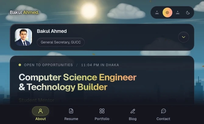 Bakul Ahmed — Software Engineer & AI Researcher